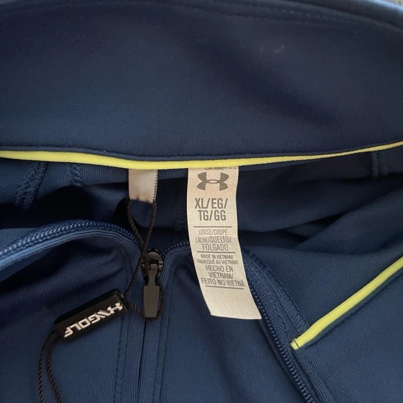 NWT Under Armor Women’s Blue UA Golf 1/4 Zip UPF 50+ XL Happy Gilmore - Picture 4 of 12